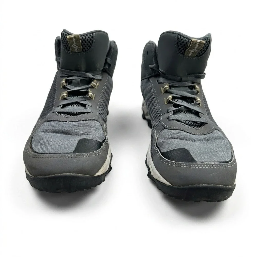 Columbia Techlite Mens Hiking Boots Size 10 Grey BM0163-053 Omni-Grip Trail Mid